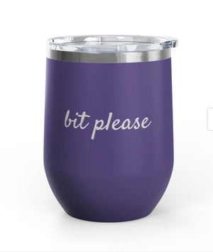 Wine Tumbler, 12 oz. - Bit Please
