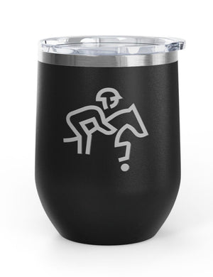 Wine Tumblers, 12 oz. - Jumper Silhouette