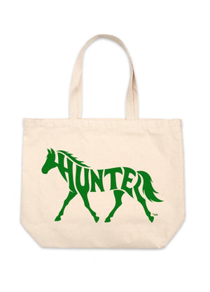 Jumbo Cotton Canvas Tote Bags - Hunter