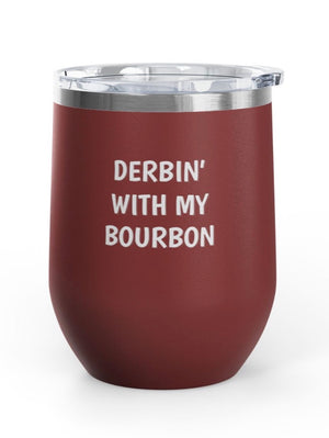 Wine Tumblers, 12 0z - Derbin'/Bourbon