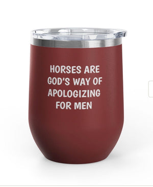 Wine Tumblers, 12 oz. - Apologizing
