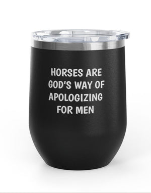 Wine Tumblers, 12 oz. - Apologizing