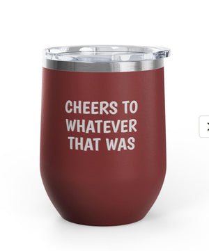 Wine Tumblers - 12 0z. - Cheers