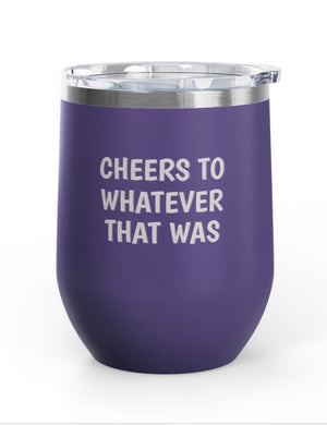 Wine Tumblers - 12 0z. - Cheers