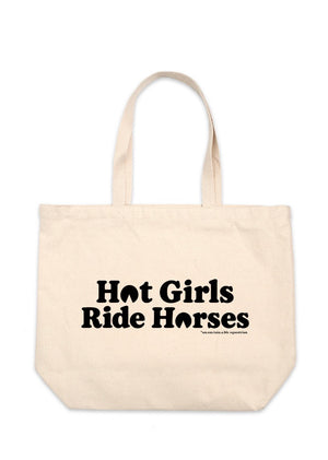 Jumbo Cotton Canvas Tote - Hot Girls