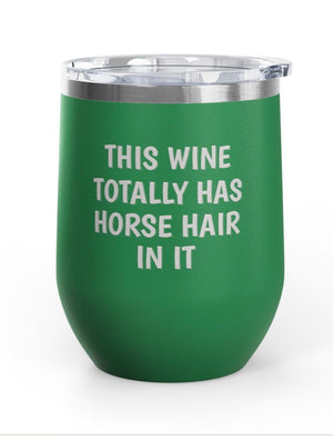 Wine Tumblers, 12 oz. - Horse Hair