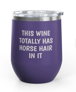 Wine Tumblers, 12 oz. - Horse Hair