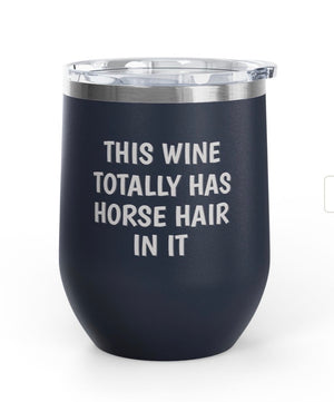Wine Tumblers, 12 oz. - Horse Hair