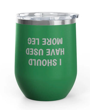 Wine Tumblers, 12 oz. - Engraved - More Leg