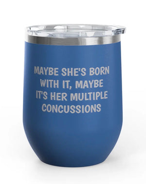 Wine Tumbler - 12 oz. - Concussions - Engraved