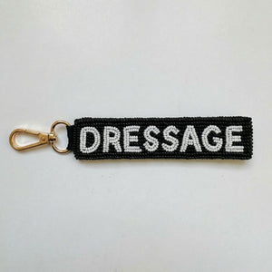 Tucker Tweed Beaded Bag Charm/Keychain