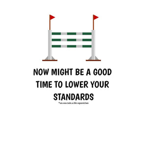 Die Cut Vinyl Stickers - 3x3 - Lower Your Standards