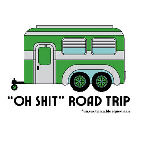 Die Cut Vinyl Stickers - 3x3 - Oh Sh*t Road Trip
