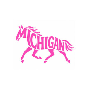 Die Cut Vinyl Stickers - 3x3 - Michigan