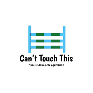 Die Cut Vinyl Stickers - 3x3 - Can't Touch This