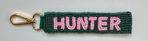 Tucker Tweed Beaded Bag Charm/Keychain