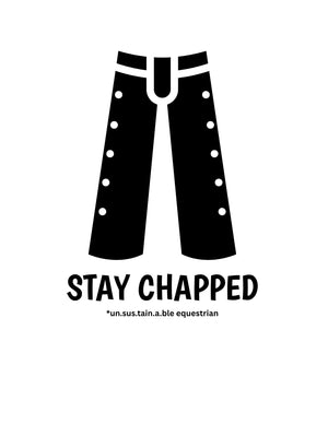 Die Cut Vinyl Sticker 3x3 - Stay Chapped