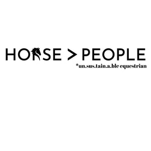 Die Cut Vinyl Stickers -  3x3 - Horses > People