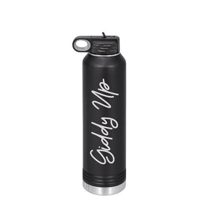 Water Bottle, 32 oz. - Engraved - Giddy Up (Cursive Font)