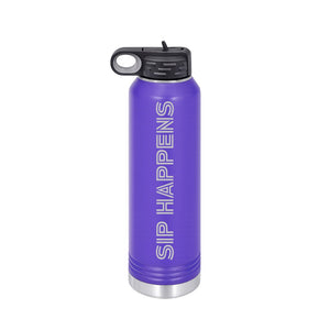Water Bottles, 32 oz. - Engraved - Sip Happens