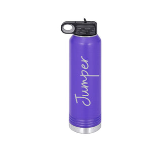 Water Bottle, 32 oz. - Engraved - Jumper (Cursive Font)