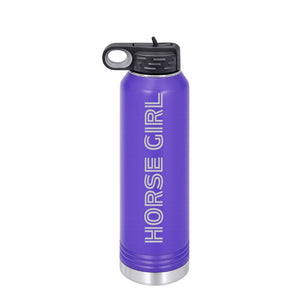 Water Bottles, 32 oz. - Engraved - Horse Girl